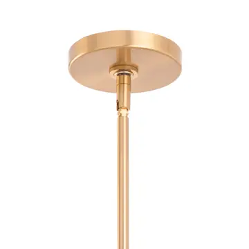 Spark Modern Gold Linear 4 Light Chandelier
