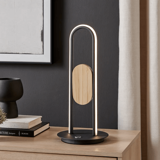 LED Desk Lamp With Touch Control - Modern Bedside Table Lighting