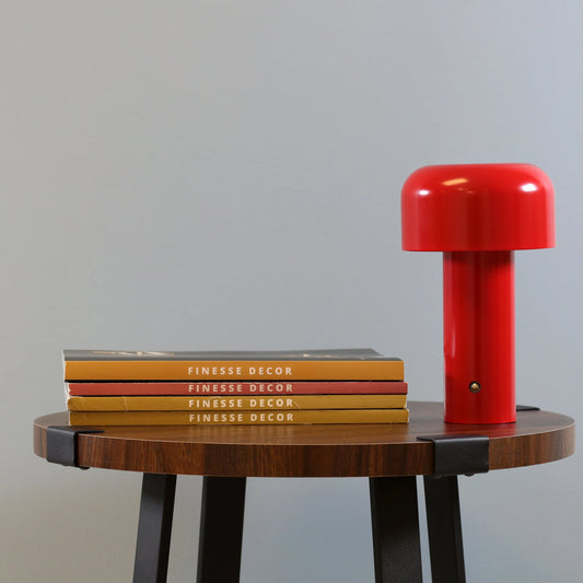 Silhouette Rechargeable Lamp // Red
