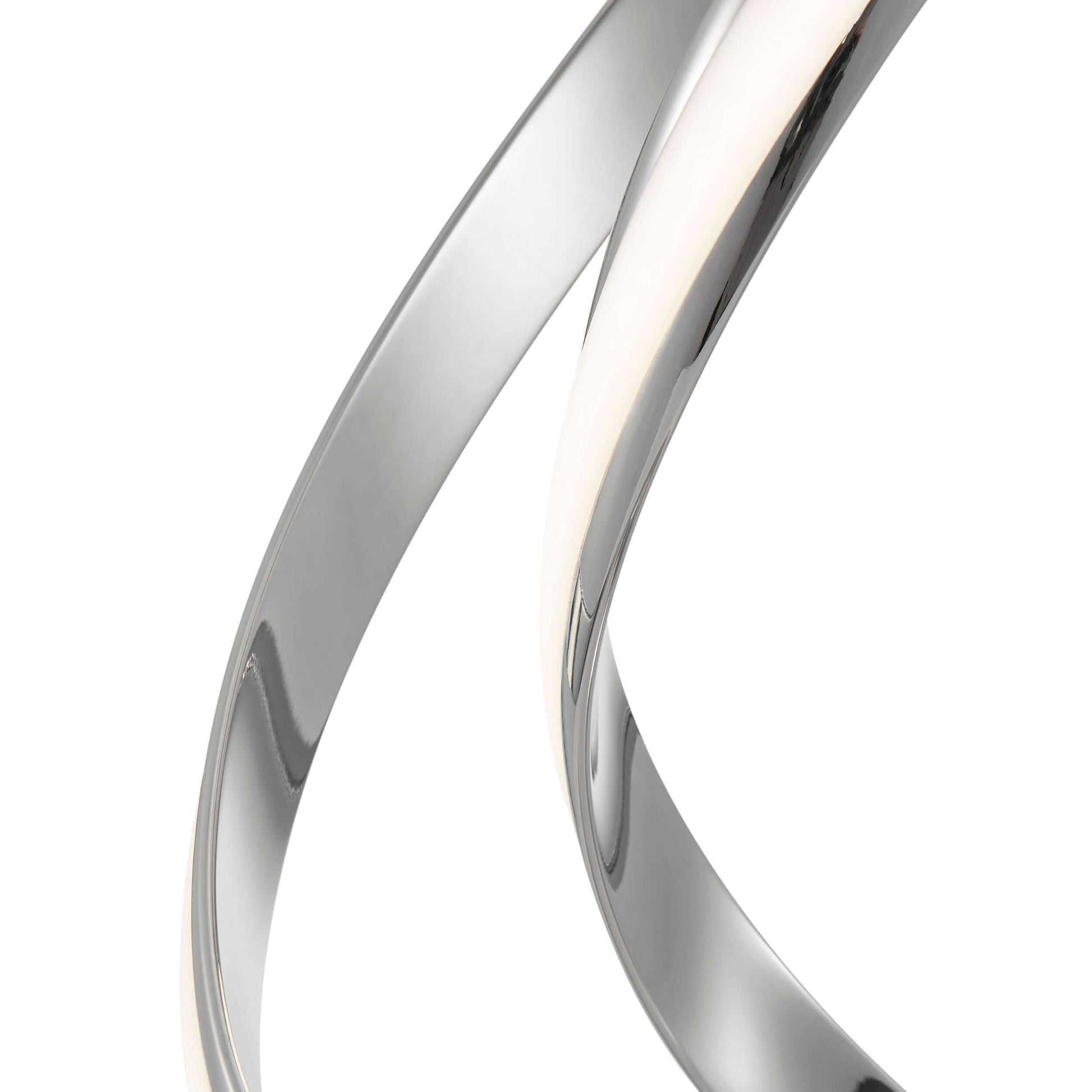 Sleek Chrome Table Lighting Fixture