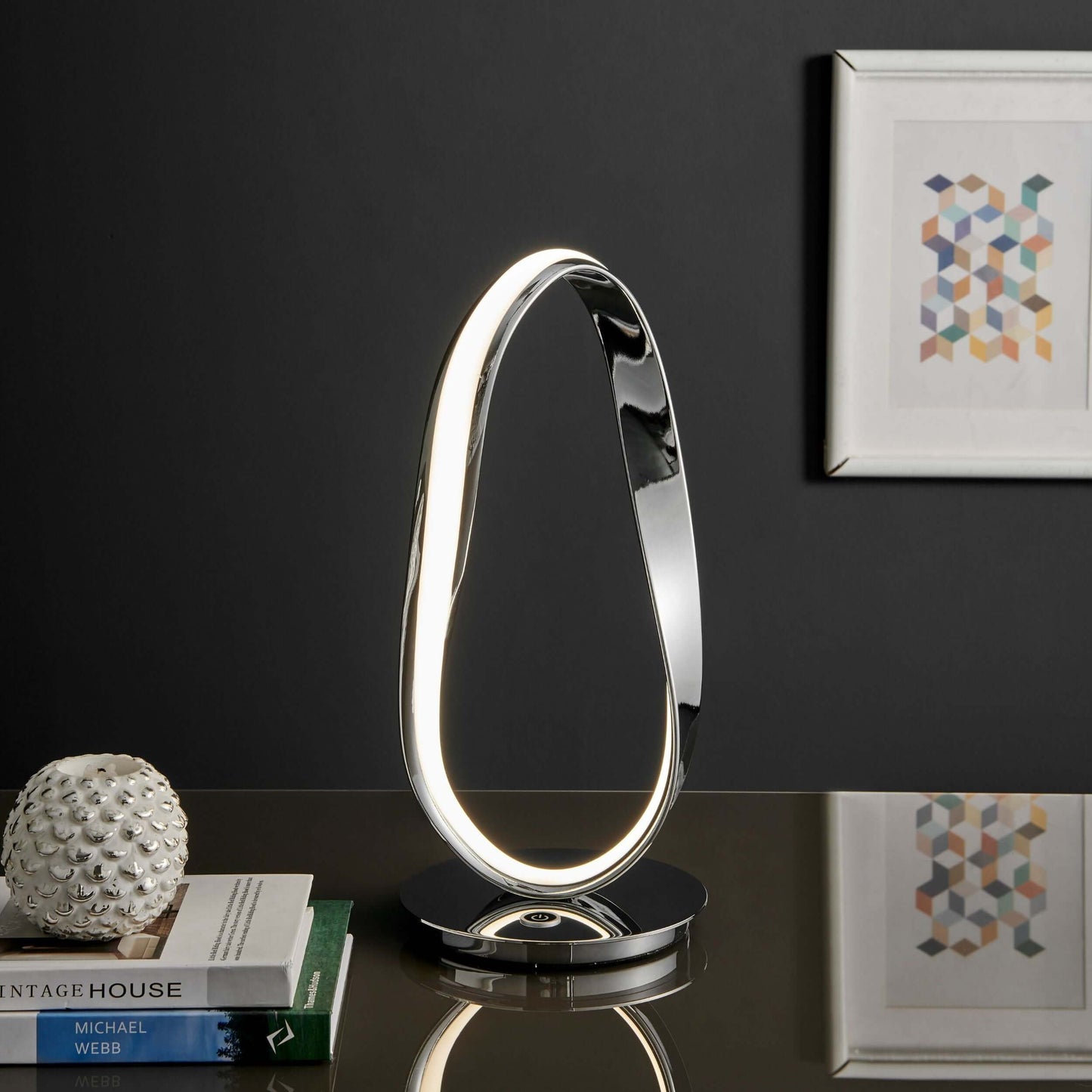 Carter Chrome Table Lamp