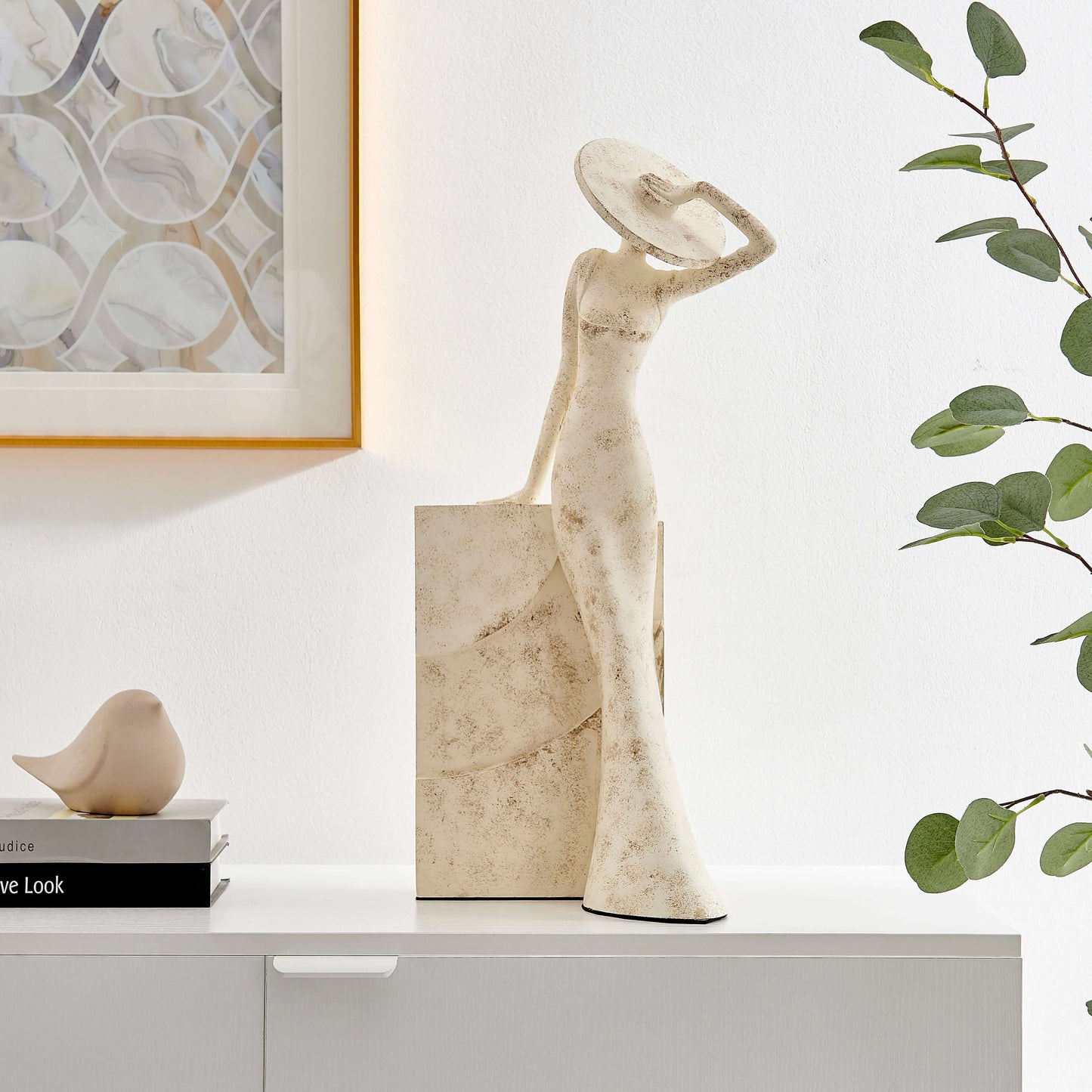 Eliza Marble Stone Finish Sculpture