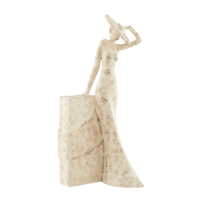 Modern Marble Look Resin Statue