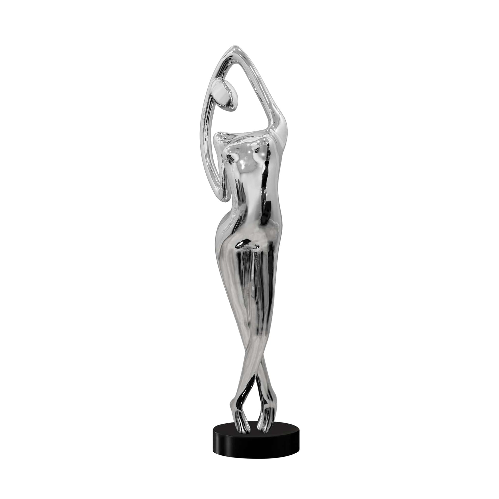 Reflective chrome figure for modern and minimalist interiors