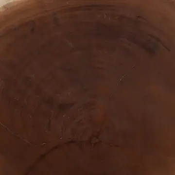 Hilsan Carved Wood Stool Accent Table