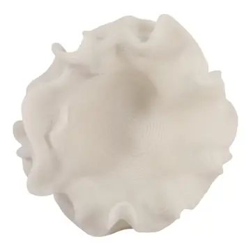 12" Luzern Quartz Resin Coral Bowl