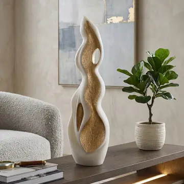 31" Atchison Oversized Quartz Resin Statuary