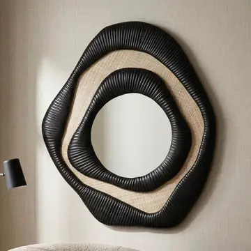 40" Latima Large Teakwood Wall Mirror