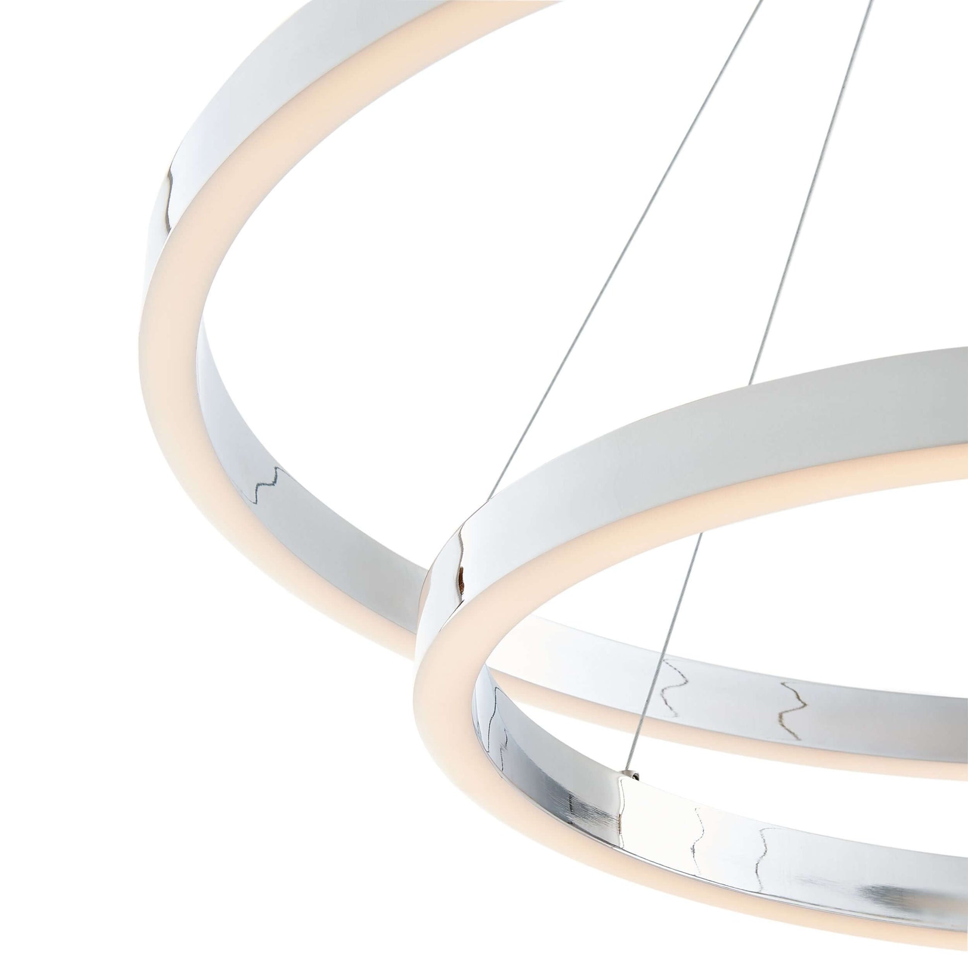 Contemporary Chrome Pendant Fixture