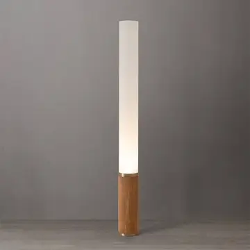Tambo Cylindro, 60" Accent Floor Lamp, Natural Ash, Weathere