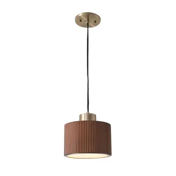 Tambo Pendant Light-Dark Walnut