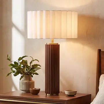 Tambo Table Lamp - Modern Walnut