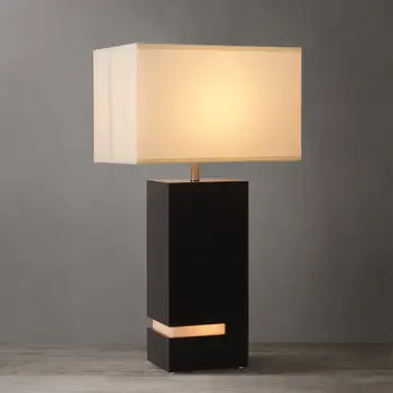 Zen Standing Table Lamp with Night Light - Expresso