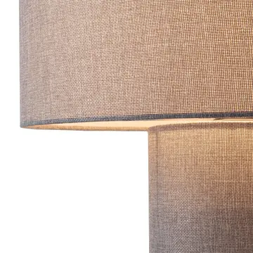 Moonlight Table Lamp - Pool Blue Linen Shade, Dimmer Switch