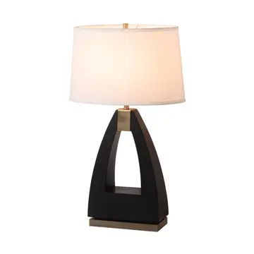 Table Lamp Trina 30" Ebony Brass Linen