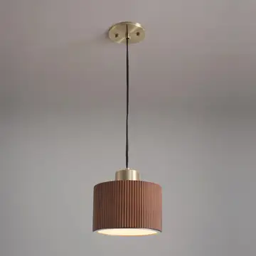 Tambo Pendant Light-Dark Walnut