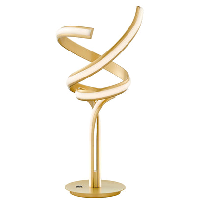 Munich Gold Table Lamp // Natural White LED Strip & Touch Dimmer
