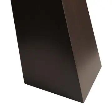 Chestnut Wood Obelisk Cotton-Linen Shade  29" Table Lamp