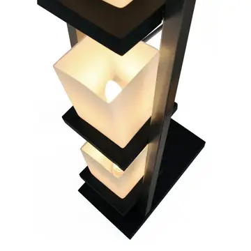 Floor Lamp 61" Espresso Nickel Escalier