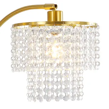 Floor Lamp Modern Brio 80" 5-Light Gold Crystal Arc