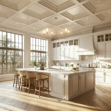 Modern Chandelier Radiant 6-Light Traditional Farmhouse Gold