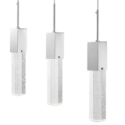 Sparkling Night Adjustable Crystal Chandelier // 5 Light
