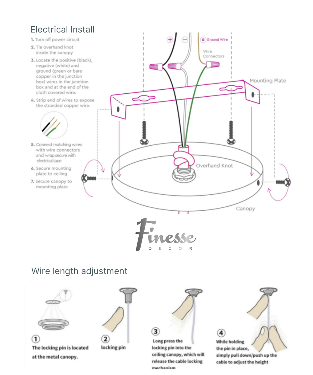 Suzhou LED Adjustable Chandelier // Chrome Finish