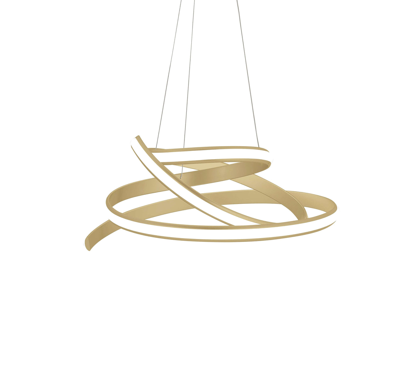 Oslo LED Adjustable Chandelier // Gold
