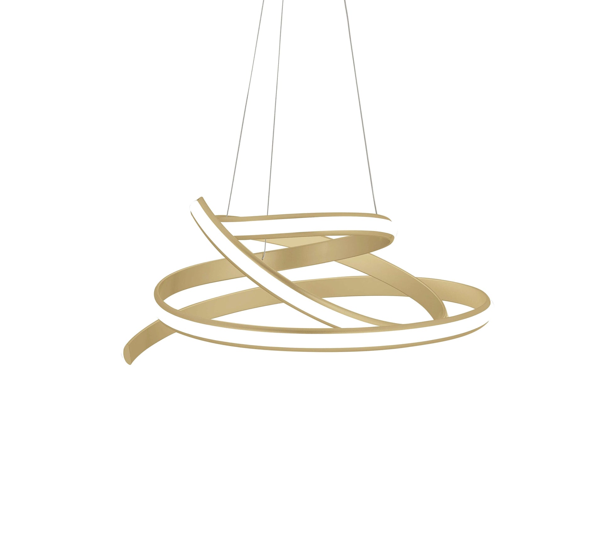 Oslo LED Adjustable Chandelier // Gold