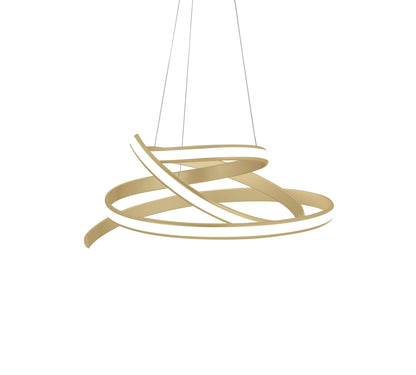 Oslo LED Adjustable Chandelier // Gold