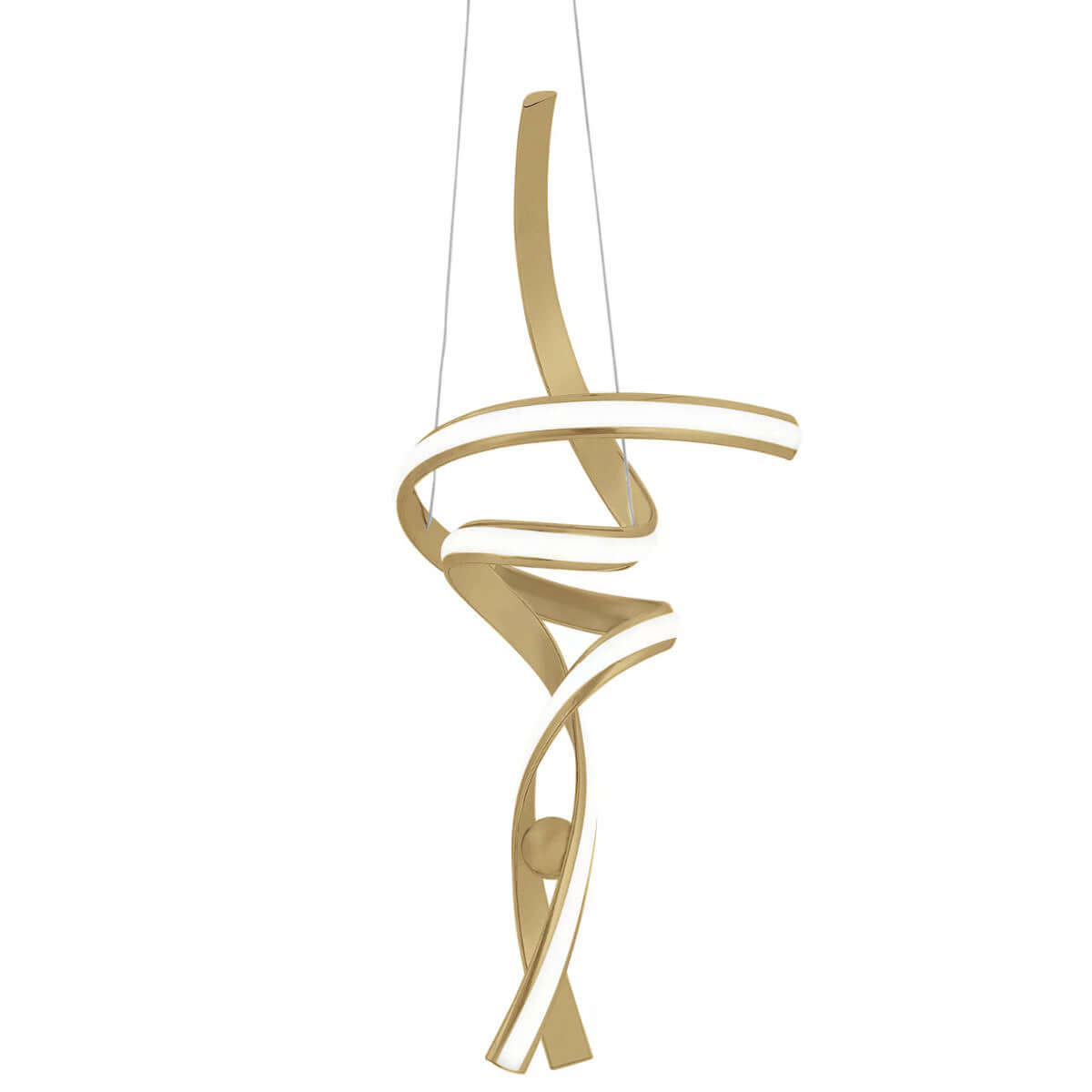 Hamburg LED Chandelier // Sandy Gold