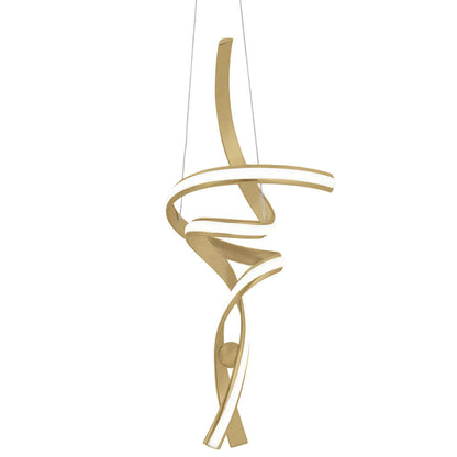 Hamburg LED Chandelier // Sandy Gold