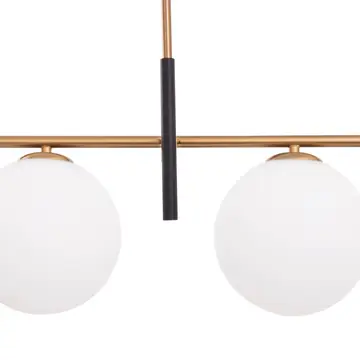 Spark Modern Gold Linear 4 Light Chandelier