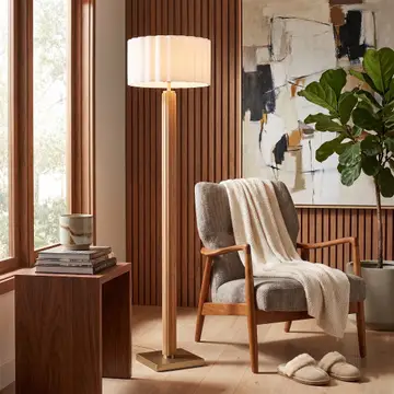Tambo Floor Lamp, Ash Wood
