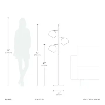 The Triplet Floor Lamp, Designed By Peter Morelli in 1971