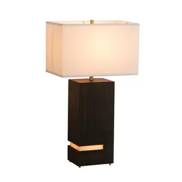 Zen Standing Table Lamp with Night Light - Expresso