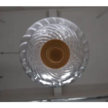 Pendant Light 16" Modern Led Brass 2-Tier Glass Globe