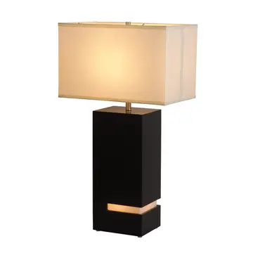 Zen Standing Table Lamp with Night Light - Expresso