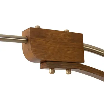 Arc Floor Lamp Satin Nickel 84" Original 1961 Morelli Dimmer