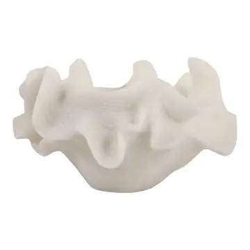 12" Luzern Quartz Resin Coral Bowl