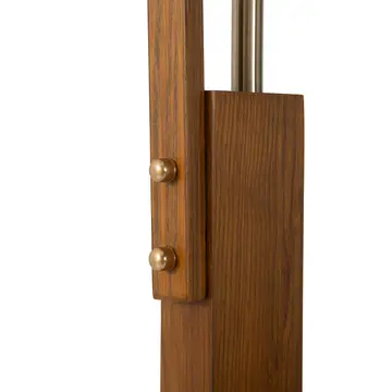 Arc Floor Lamp Satin Nickel 84" Original 1961 Morelli Dimmer