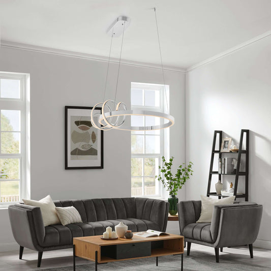Salzburg Round Chandelier // Chrome