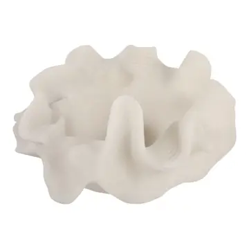 12" Luzern Quartz Resin Coral Bowl
