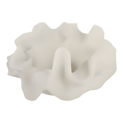 12" Luzern Quartz Resin Coral Bowl