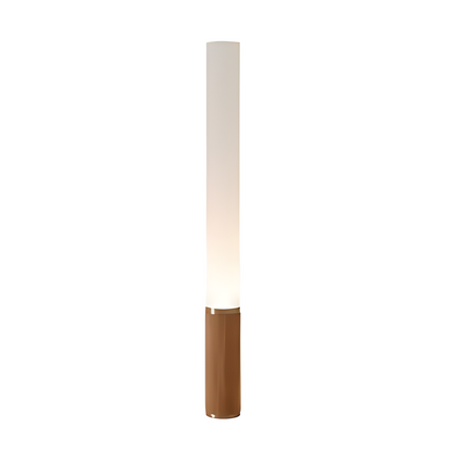 Tambo Cylindro, 60" Accent Floor Lamp, Natural Ash, Weathere