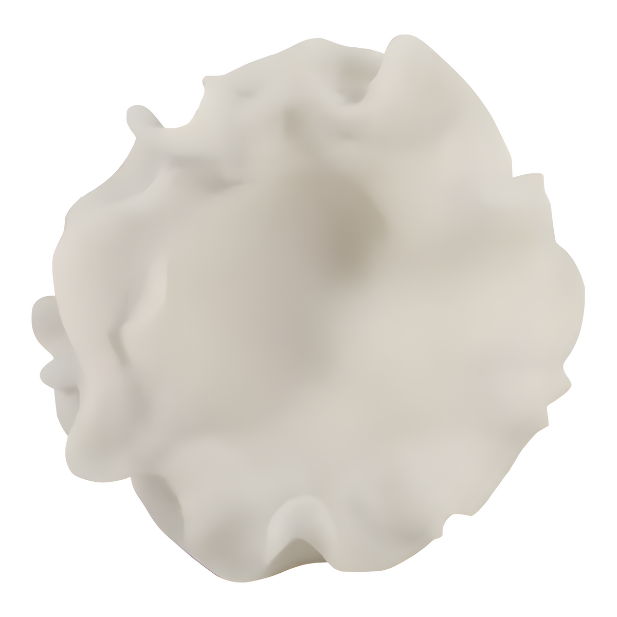 12" Luzern Quartz Resin Coral Bowl