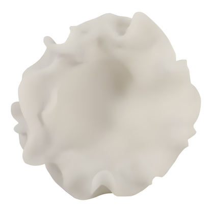12" Luzern Quartz Resin Coral Bowl